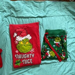 Grinch pajamas